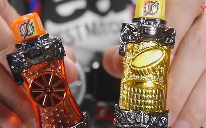 假面骑士build 扭蛋 电镀能量满瓶 橙子&硬币 (硬币&猎鹰能量满瓶