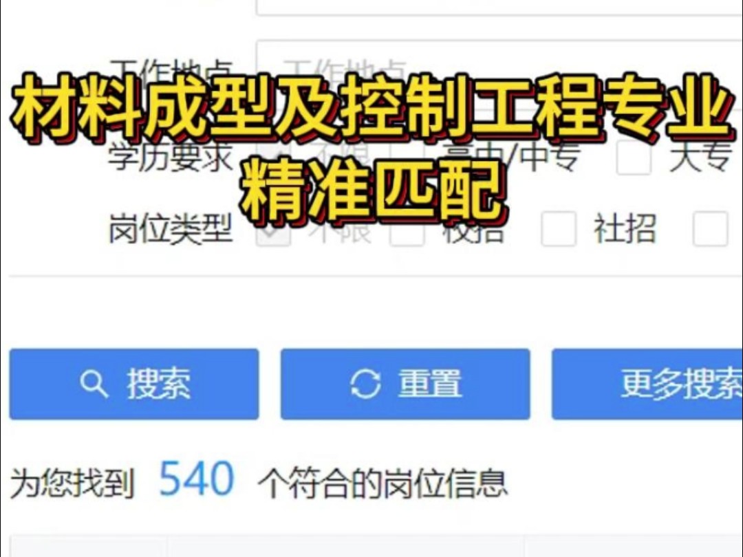 材料成型及控制工程专业可以去哪些央国企单位呢?哔哩哔哩bilibili