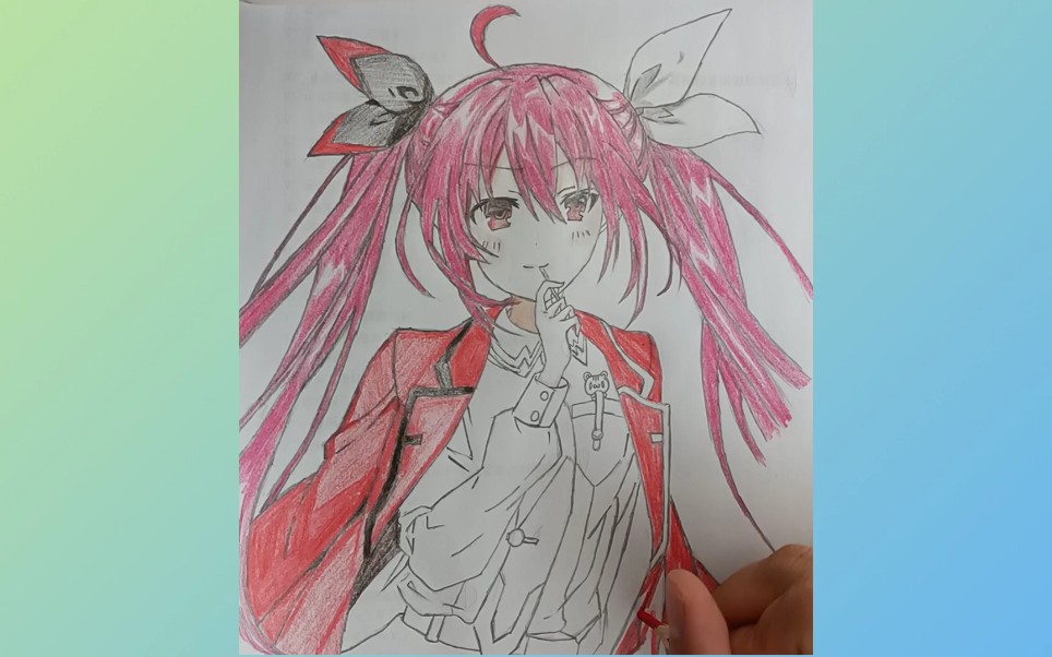 活动作品绘画约会大作战五河琴里