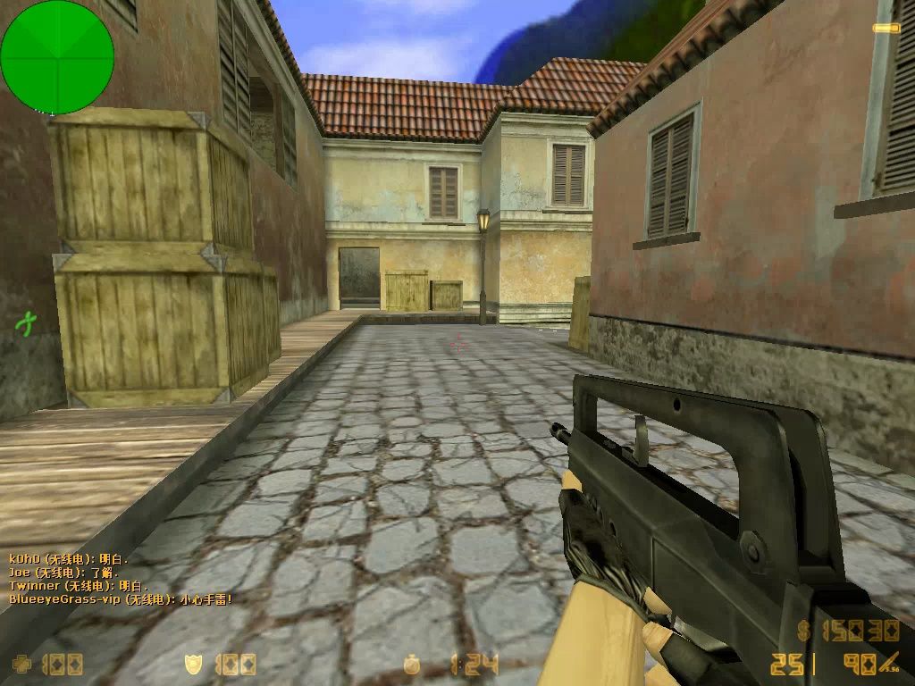 【反恐精英cs1.6】打的时候突然人机卡着.