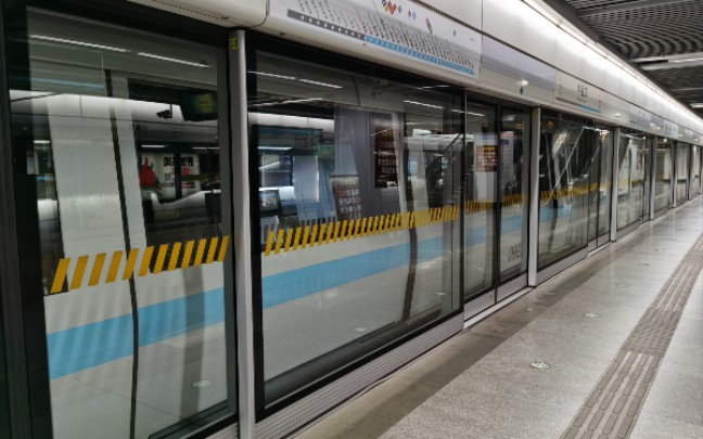 【4k】【上海地铁9号线】停在中春路的蚕宝宝905_哔哩哔哩_bilibili