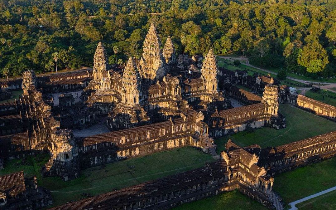 吴哥窟航拍 - panoramic cambodia