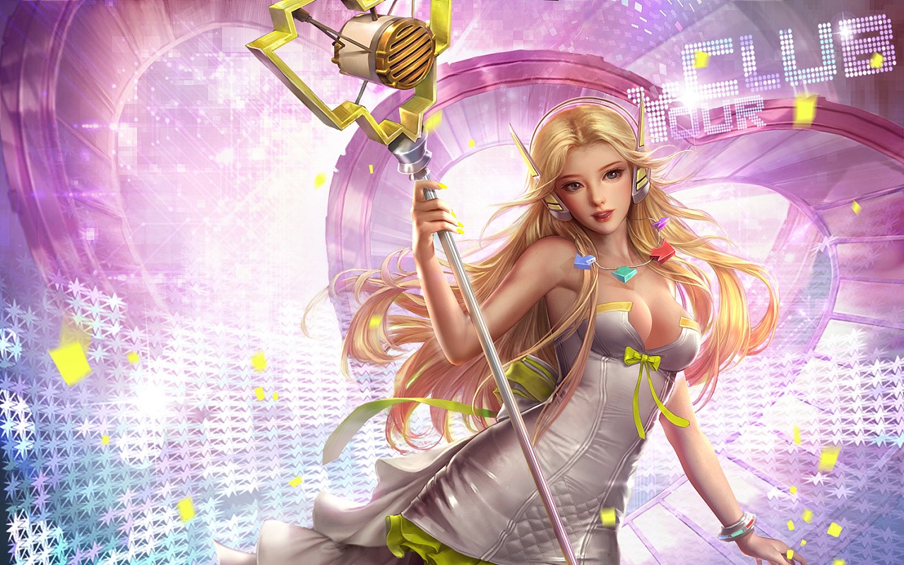 光辉女郎精彩蒙太奇2元素正在召唤点亮它们