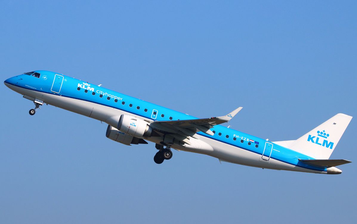 延时摄影荷兰皇家航空e190乘坐全记录