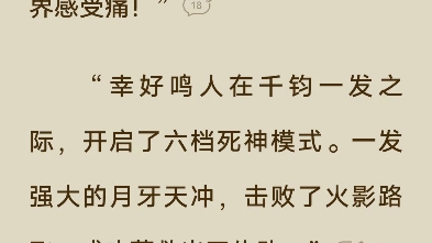 来自石村的旋涡鸣人,为了营救自己的妻子佐助.不惜挑战火影路飞,发动顶上战争,最后成为死神的故事哔哩哔哩bilibili