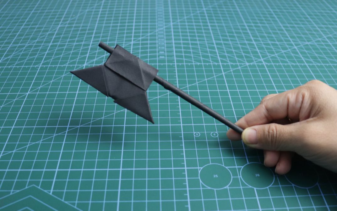 霸气的手工斧头折纸,有木有让你吃惊_哔哩哔哩 (゜-゜)つロ 干杯