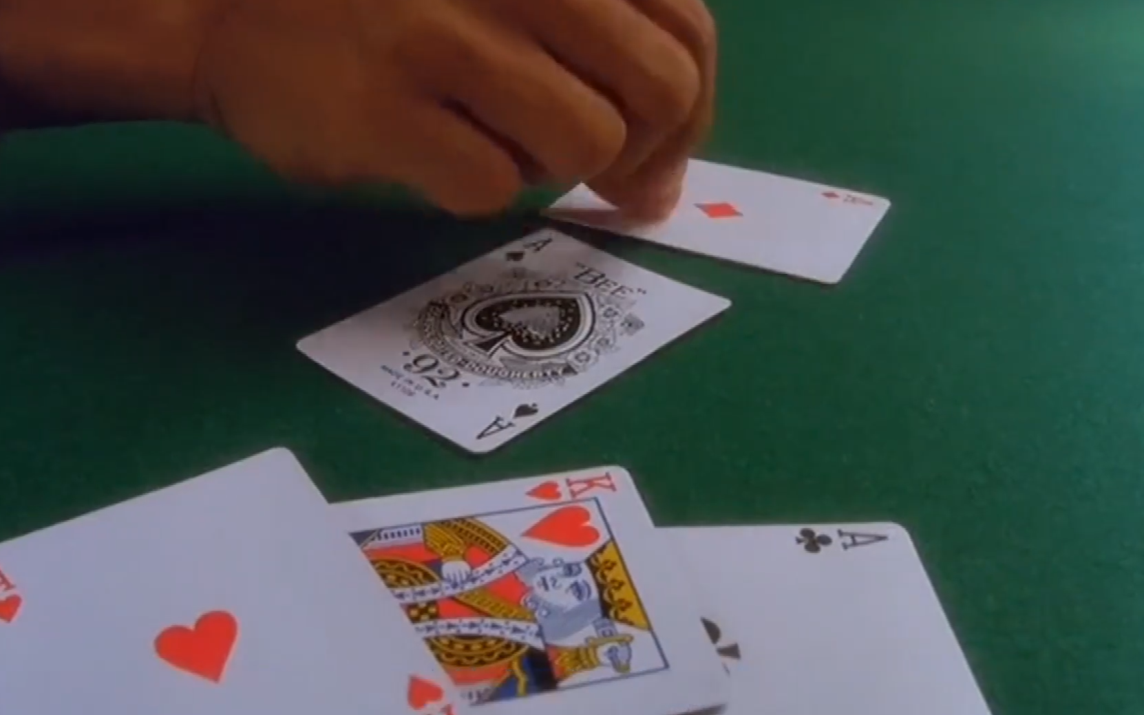 赌神:周润发经典名场面!直接梭哈三千万美金,赌王当场就慌了