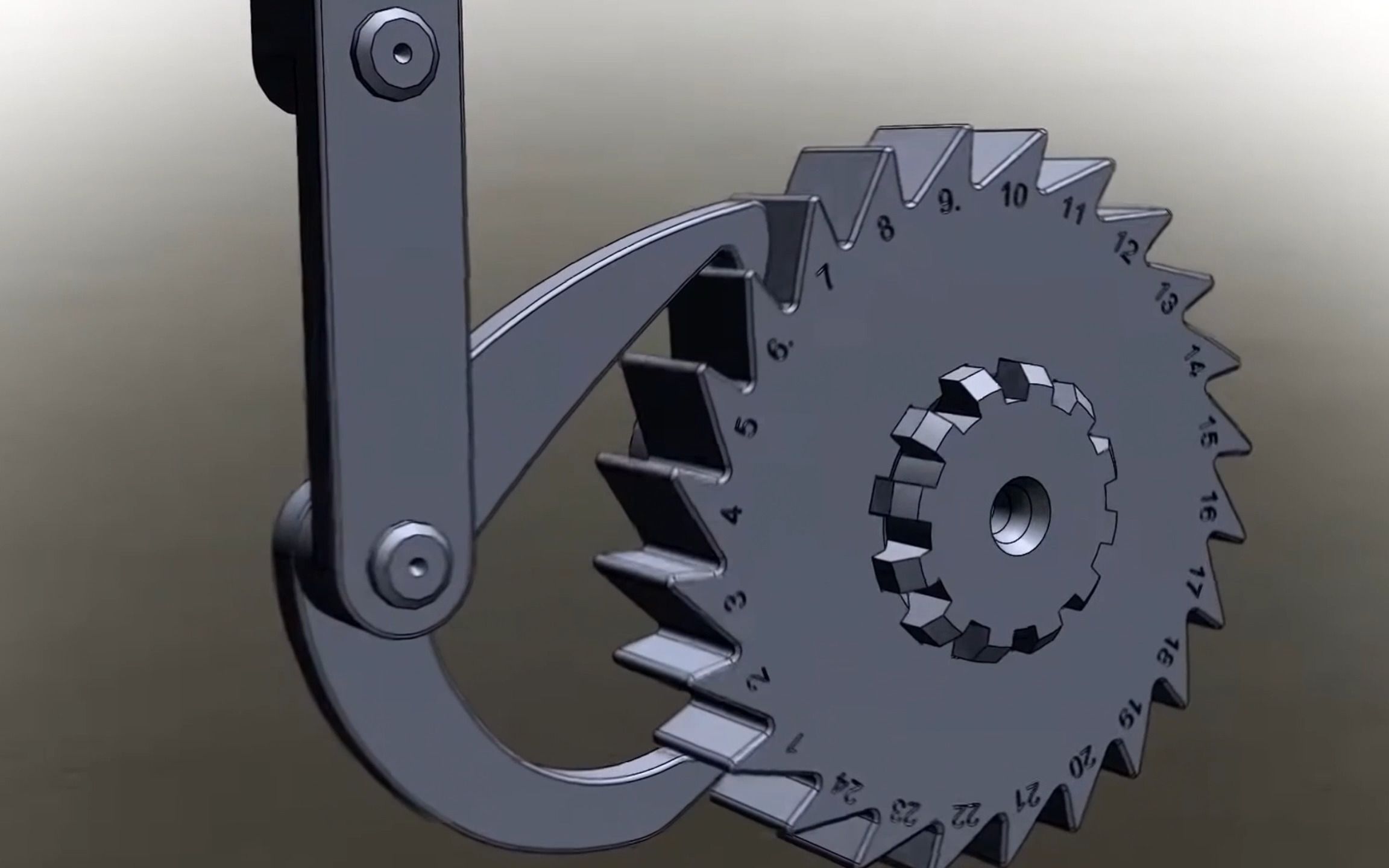 机械美学>>齿轮花式滚动