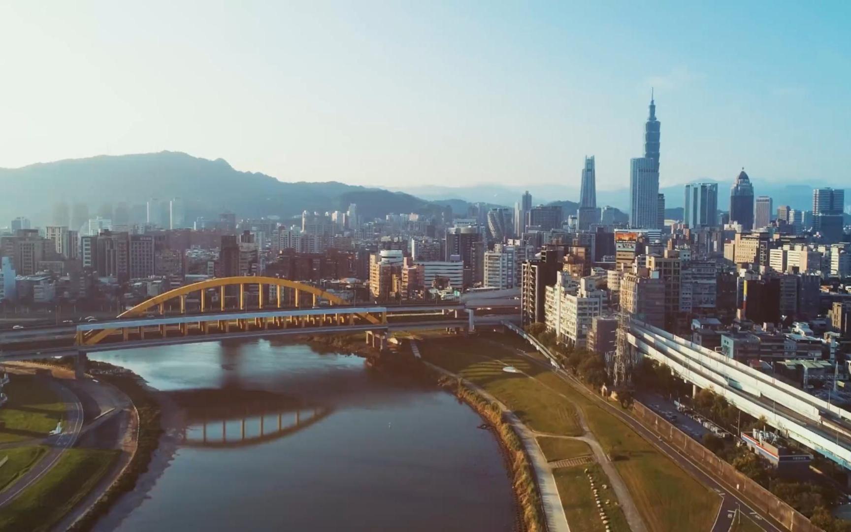 观光新地标 | 中国台湾台北市的彩虹桥,台北市,松山区(08 qmin_chiu