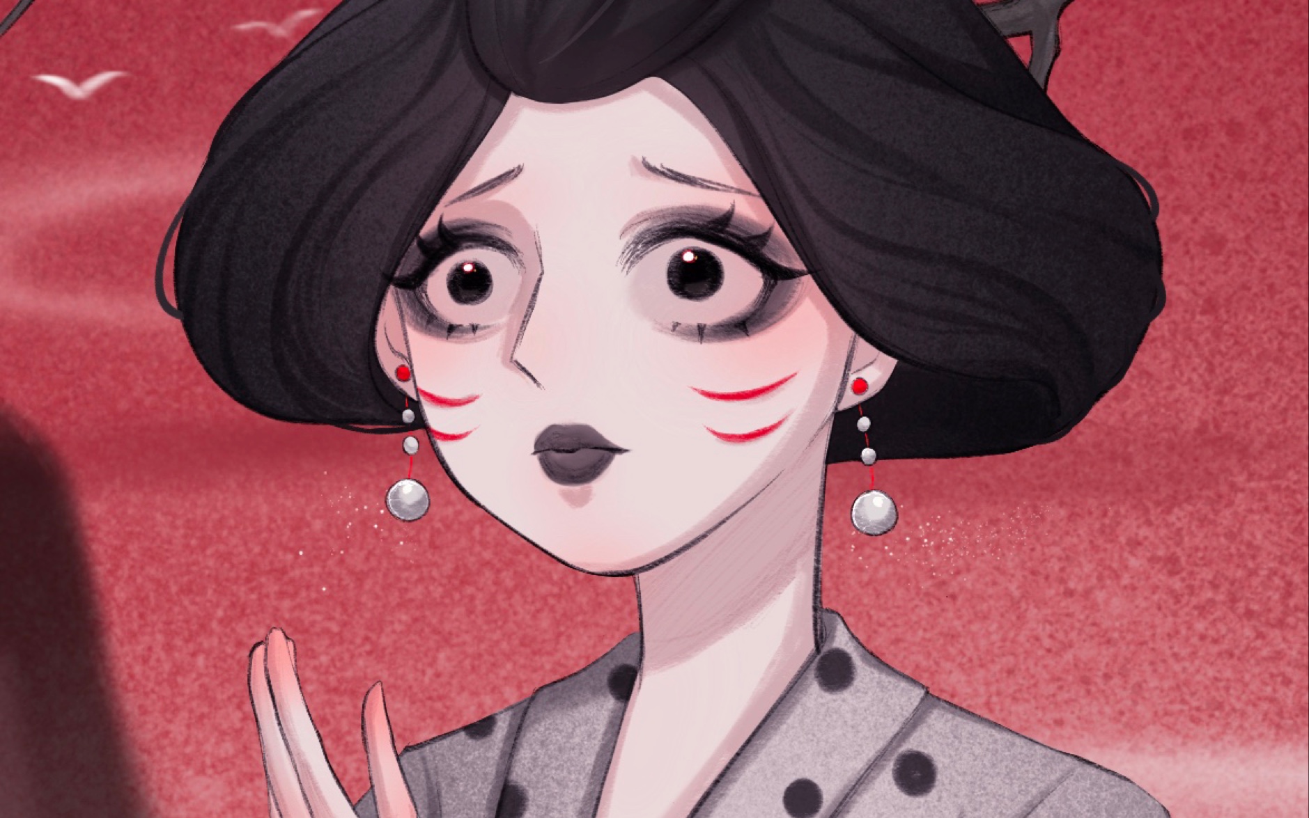 【中国奇谭】鹅娘绘画过程