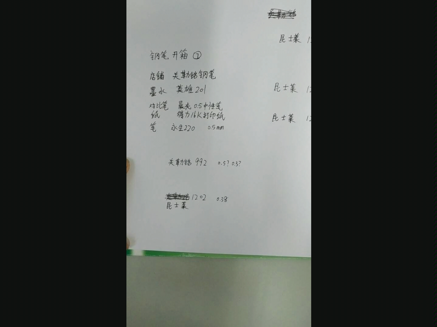 【钢笔开箱】第七弹,一如既往地没有箱子的开箱视频,永生220,关勒铭992,昆士莱1202,昆士莱1248,昆士莱1249,昆士莱1262.哔哩哔哩bilibili