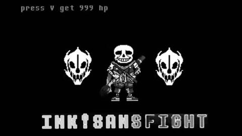 Ink!sans fight 0.39 Phase3-EX AllBosses (HP198) 