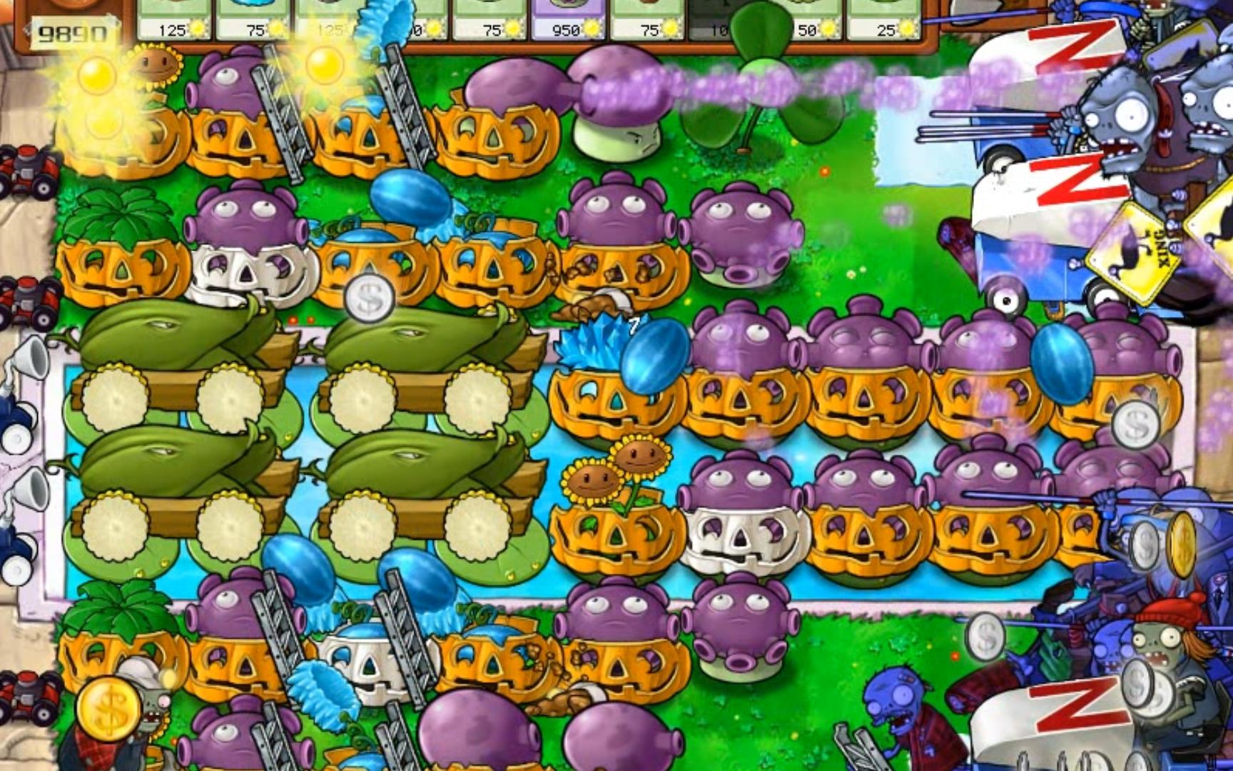 【植物大战僵尸】泳池无尽4第111波