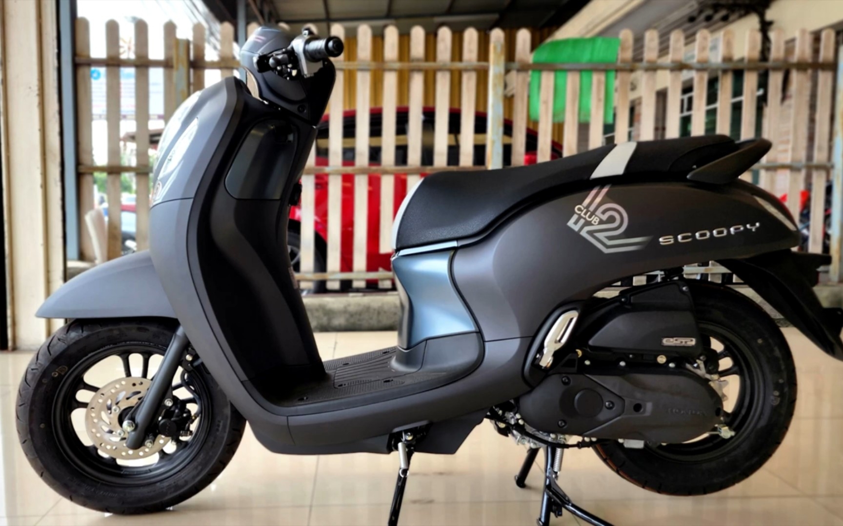 本田 scoopy club 12 黑色 灰色