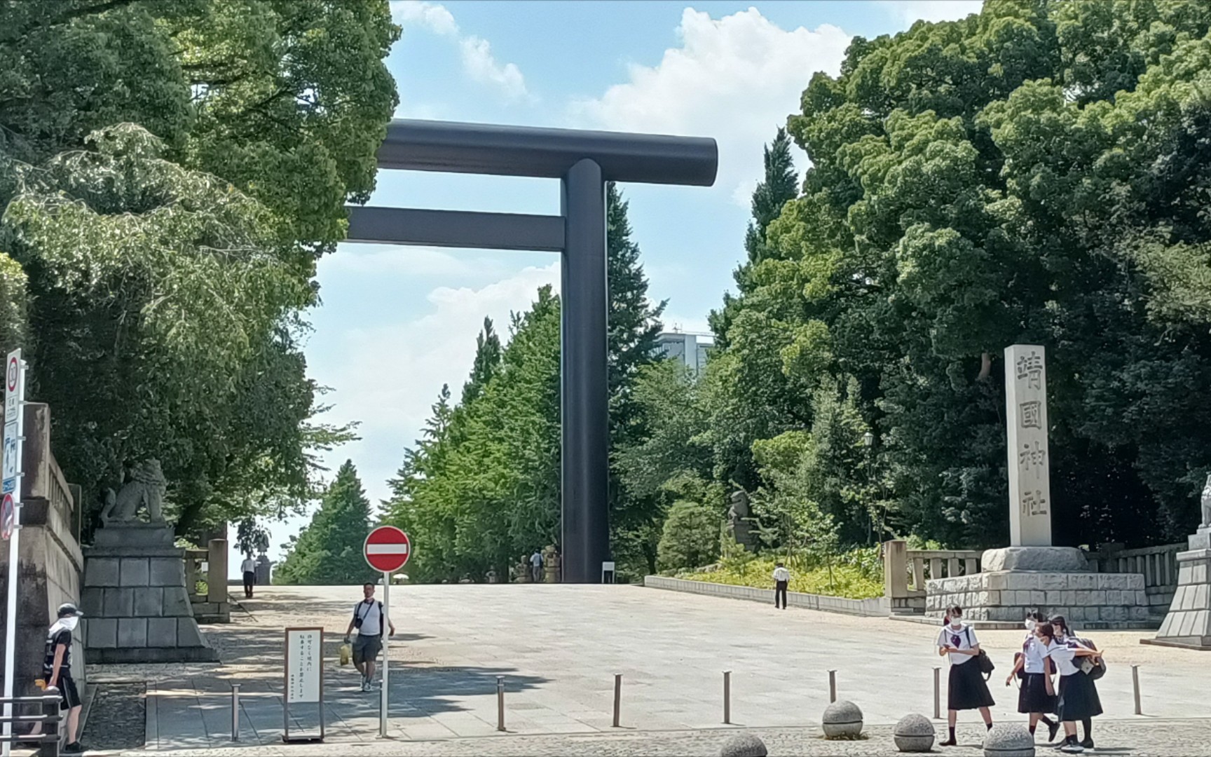 留學生實拍靖國神社內部