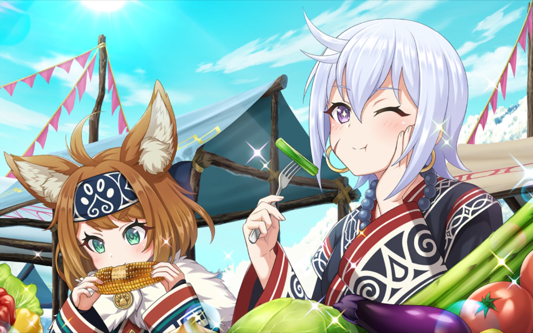 为美好的世界献上祝福 克莉丝:参加大胃王比赛,赢得胜利成为福菜仙女!