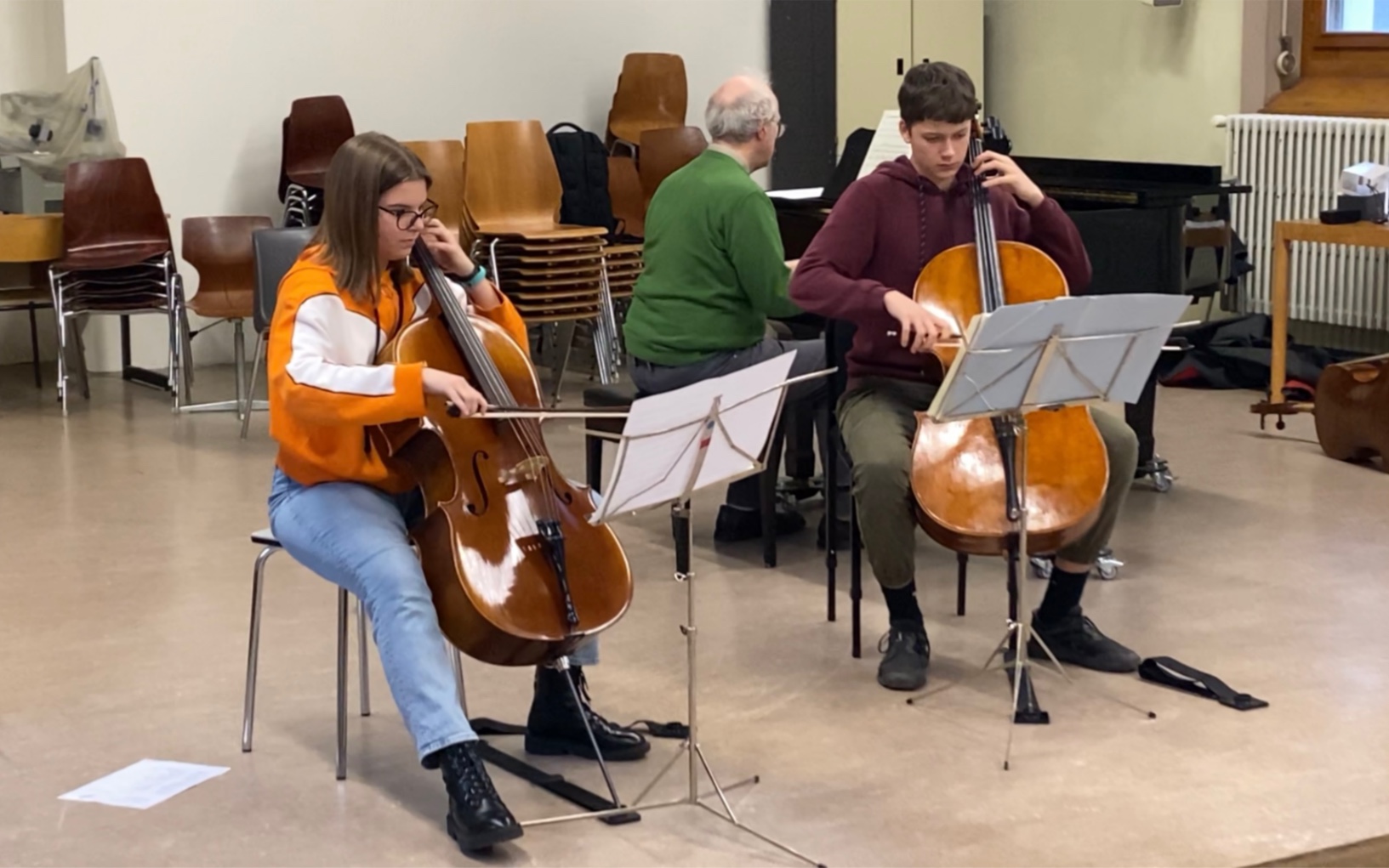 大提琴二重奏维瓦尔第g小调双大提琴协奏曲rv531第一乐章快板