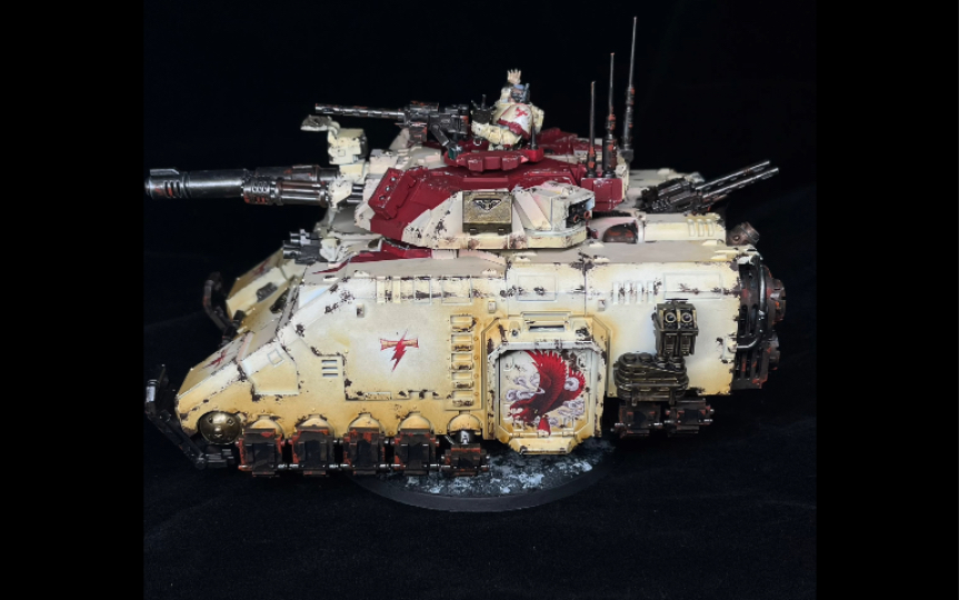 【胖虎涂装】战锤40k 处决者坦克 白疤配色 涂装分享