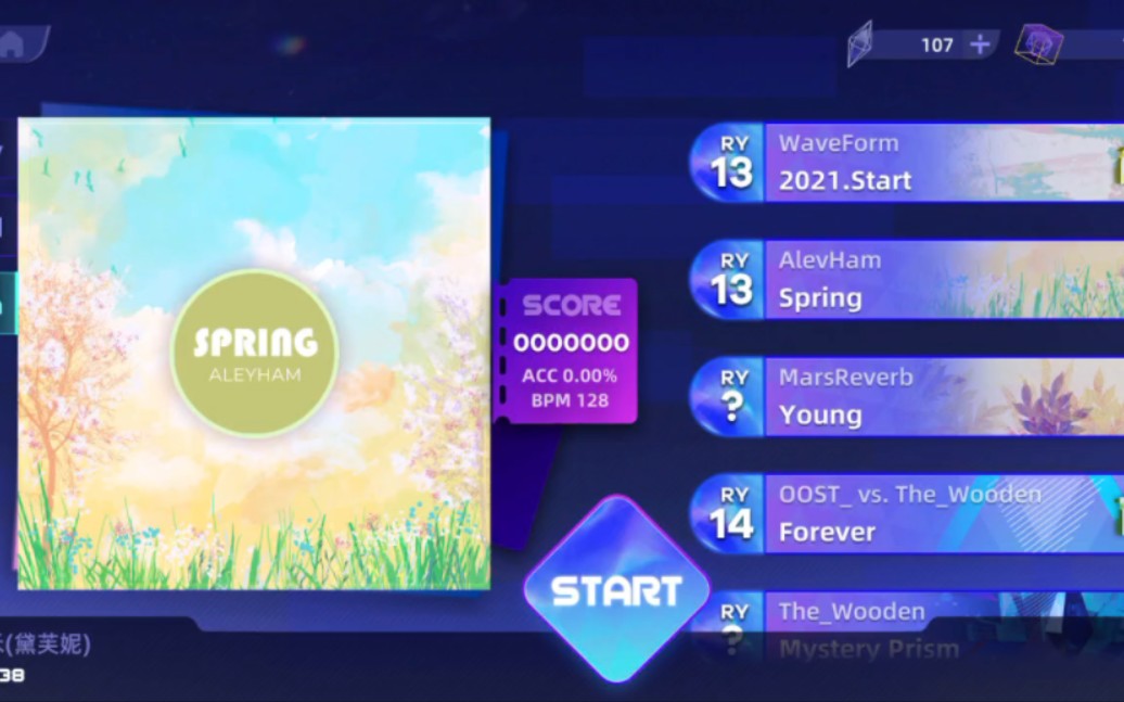 Spring ( Rhythm ) All Clear 1900000 Rank ( S )哔哩哔哩bilibili