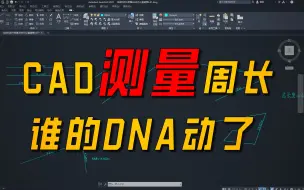 Download Video: CAD如何测量线段长度，周长，快速统计，真的好用