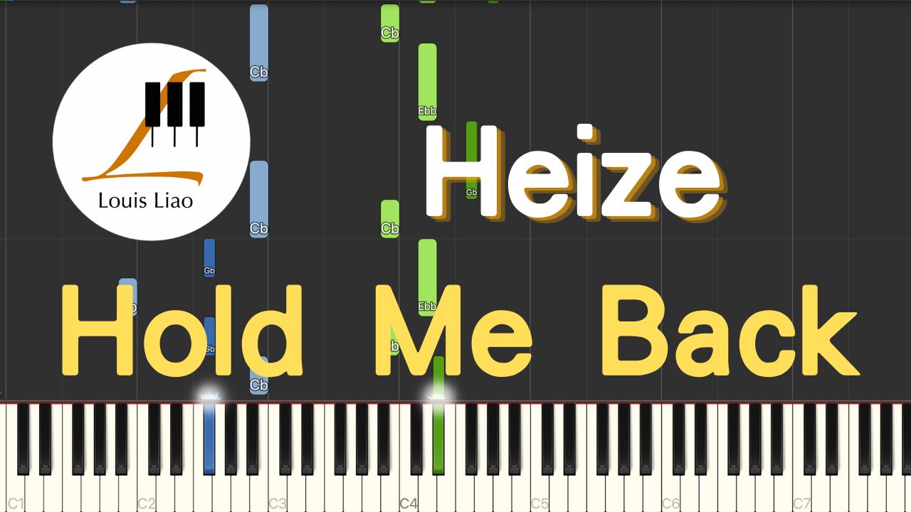 [图]Heize Hold Me Back 韩剧 泪之女王 OST P3 钢琴教学 Synthesia 琴谱