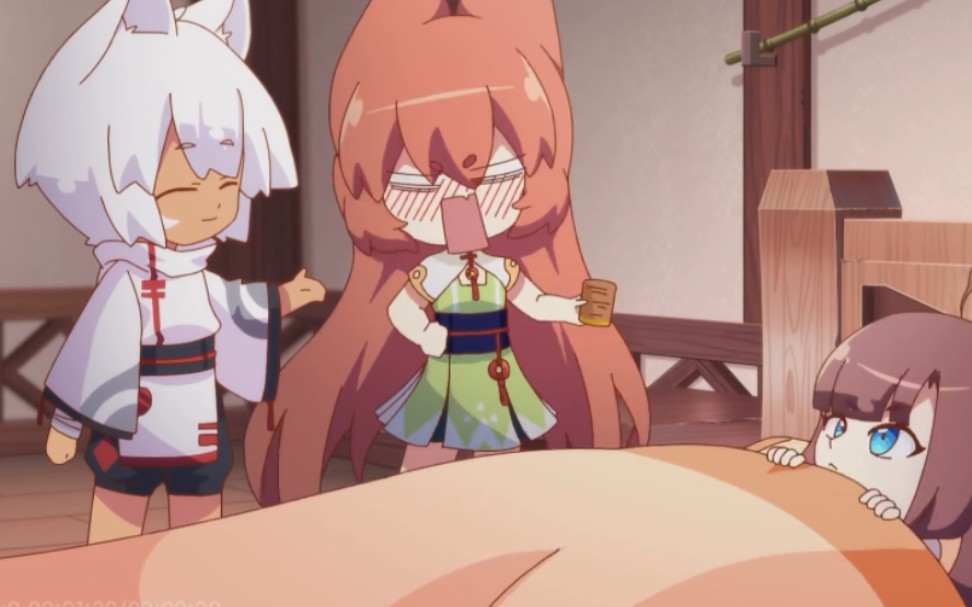 猫之茗:祁红很关心茉莉,每次都被龙井看穿,脸红的样子好可爱