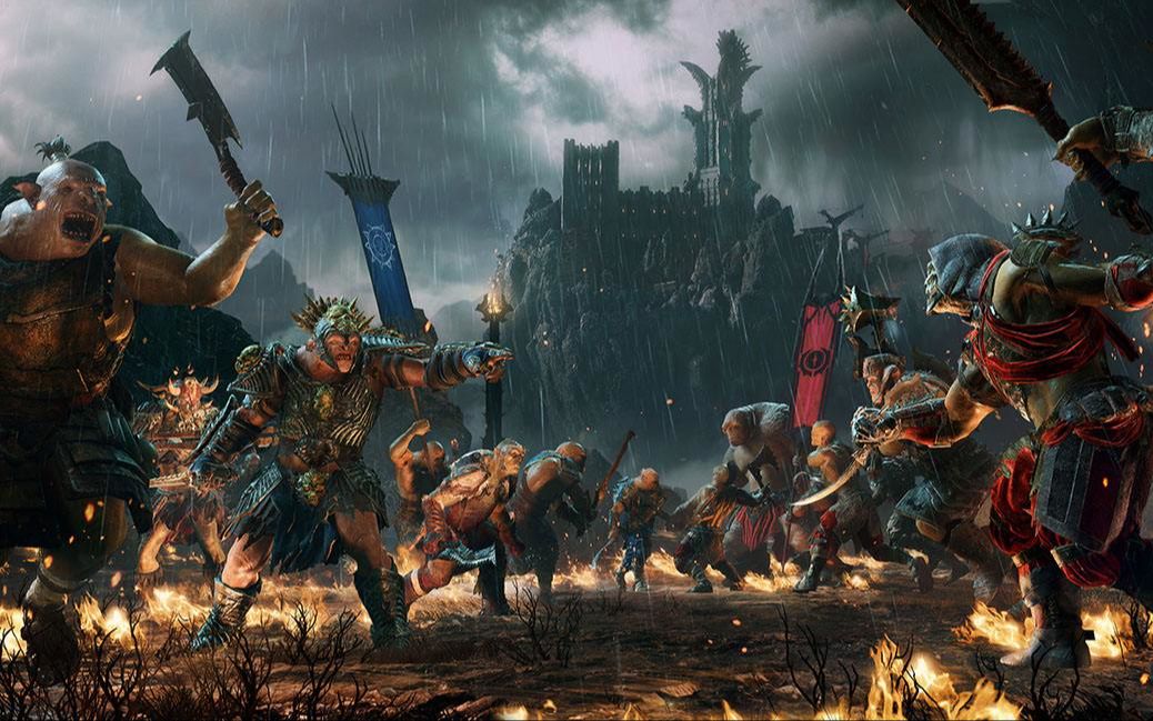 《中土世界64:战争之影》游戏界最震撼的攻城战!