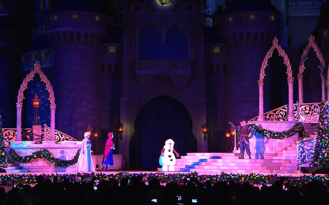 [图]【神奇王国】幕后：魔雪奇缘圣诞祝福 A Frozen Holiday Wish at Magic Kingdom Park -Walt Disney World