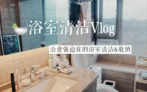 下载视频: 浴室清洁Vlog｜让浴室清爽透亮｜治愈解压的清洁&收纳tips