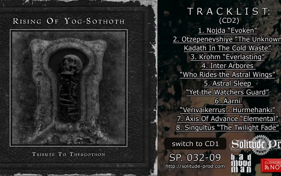 [图]【葬礼厄运】Tribute To THERGOTHON - Rising Of Yog-Sothoth (Full Album, CD2, 2009)