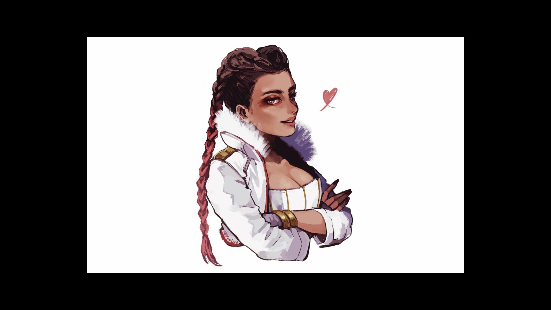 因随意穿梭战场而被三人围住的罗芭