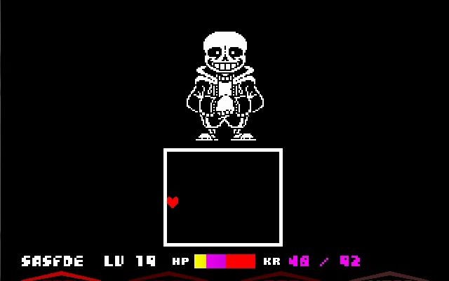 undertale last breath remakev4死亡界面