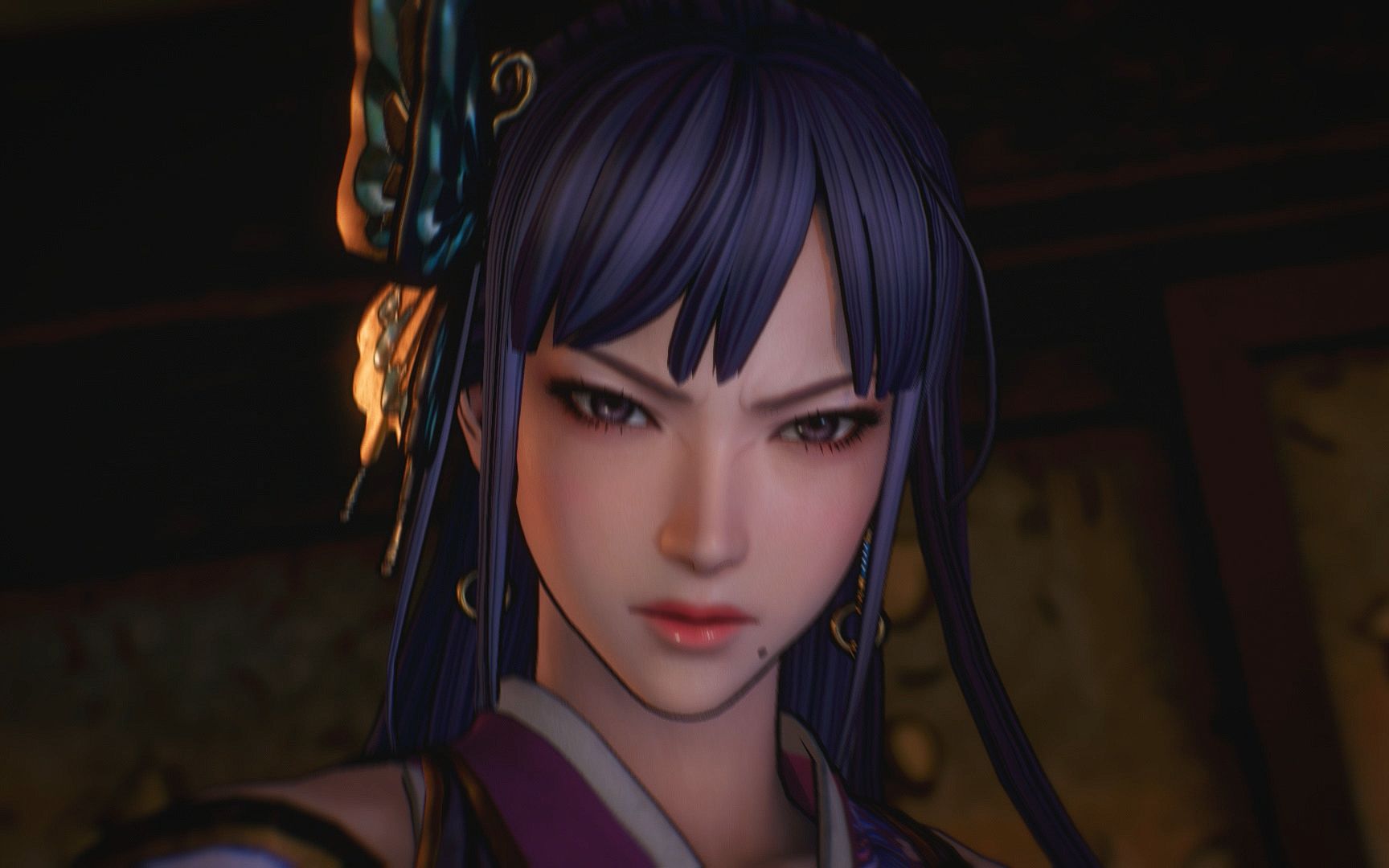 战国无双5真本能寺之战之归蝶只要人够多一发c6下去骨灰都给你扬了