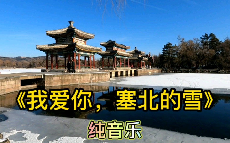 [图]纯音乐《我爱你，塞北的雪》DJ版，旋律欢快好听