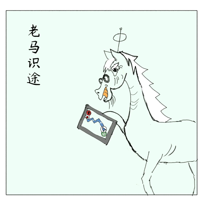 新版老马识途,自带gps定位系统,导航识路,哈哈哈