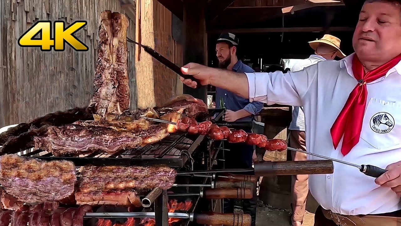 【4k】巴西南部阿雷格里港高乔人烤肉节 | 作者:bonfilho zulian