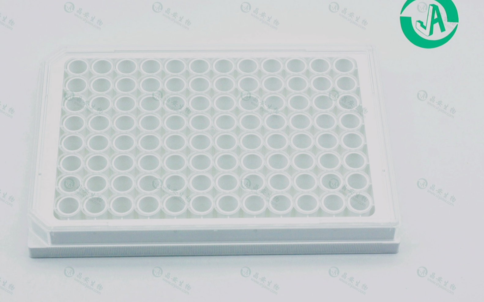 白色透明平底96孔板/黑色底透96孔酶标板/全黑底透96孔板/全白底透酶