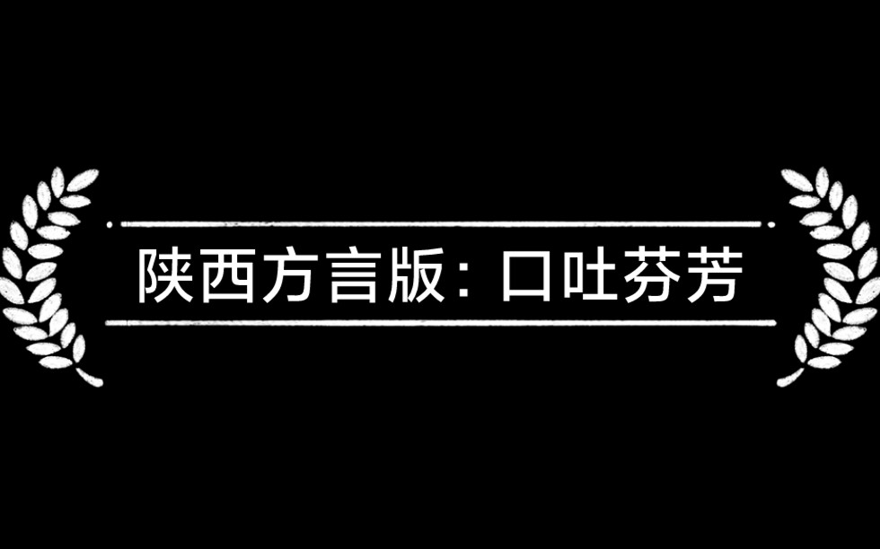 三秦套餐陕西方言版:口吐芬芳哔哩哔哩bilibili