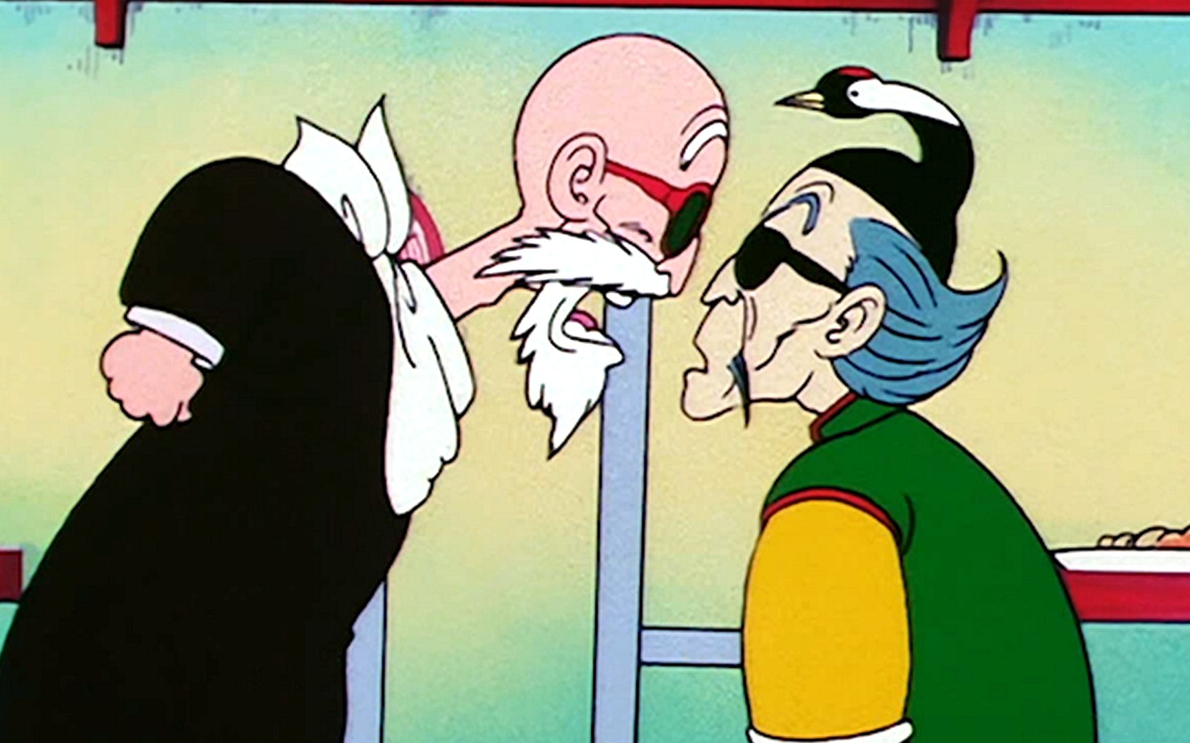 龙珠:龟仙人已经破产了,孙悟空只能吃馒头,却被鹤仙人取笑寒酸