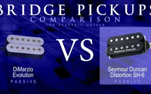 Download Video: DiMarzio EVOLUTION vs Seymour Duncan DISTORTION SH-6 - Passive Bridge Pickup