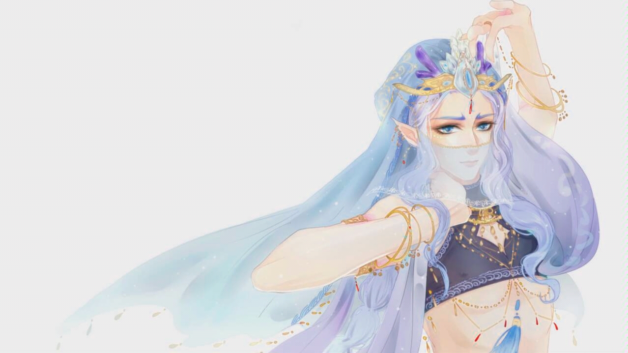 藕饼板绘画一个楼兰小公主误