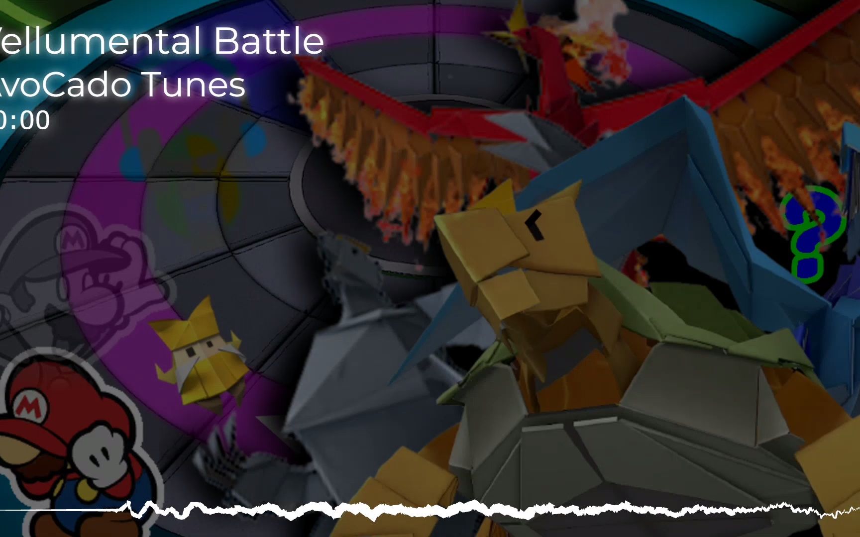 [图]Vellumental Battle v2 AvoCado Tunes Paper Mario The Origami King