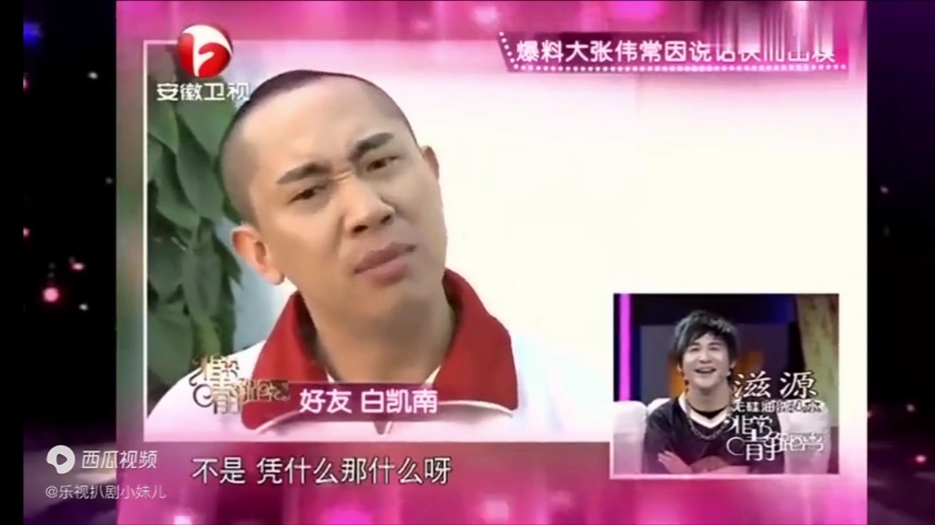 白凯南眼中的大张伟,搞笑又安静