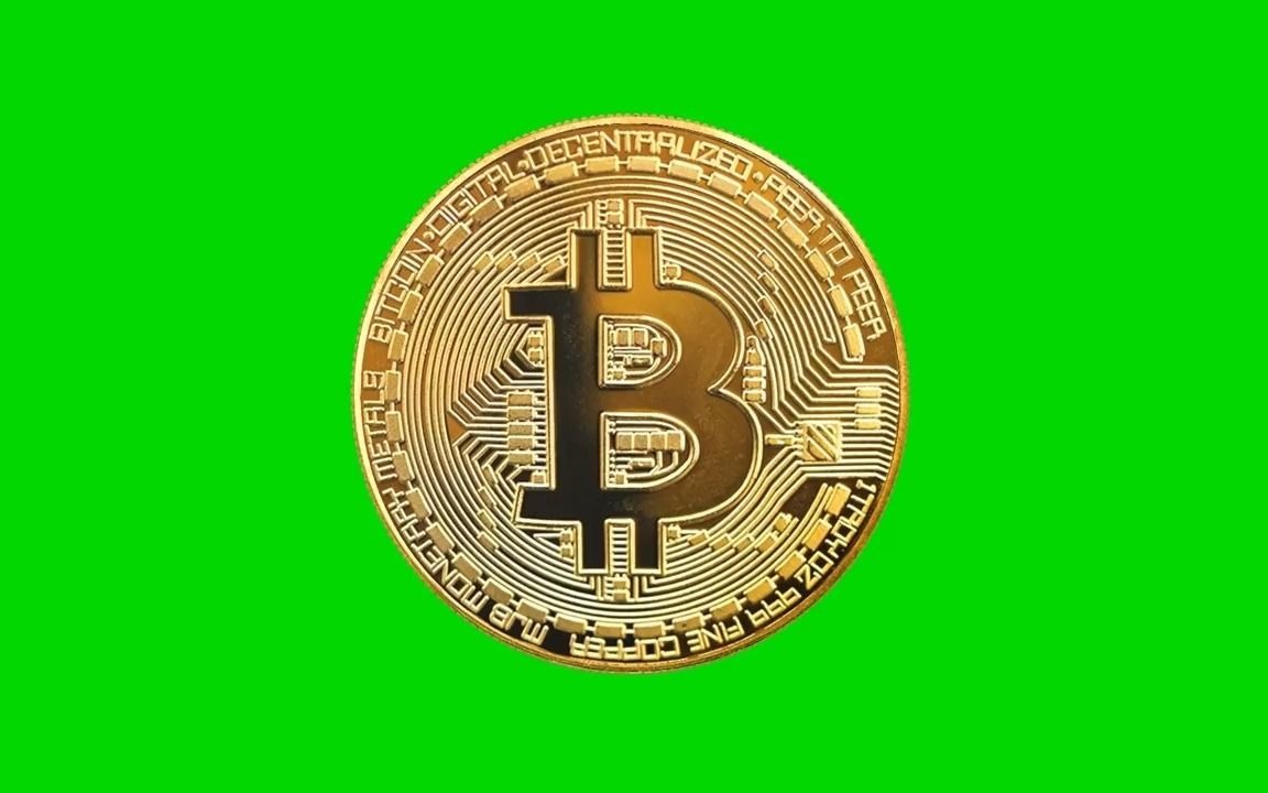 比特币特效绿幕素材