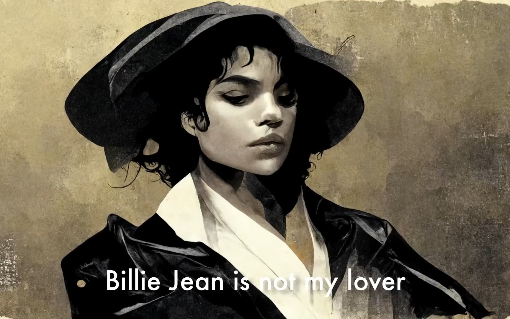 [图]迈克尔·杰克逊 Billie Jean【但是每一句歌词都由AI作画】