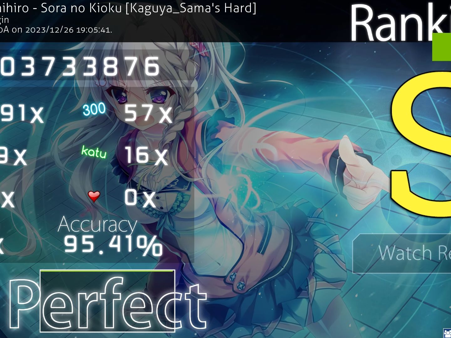 9nine天天天op ソラノキオク fc(3.42*)