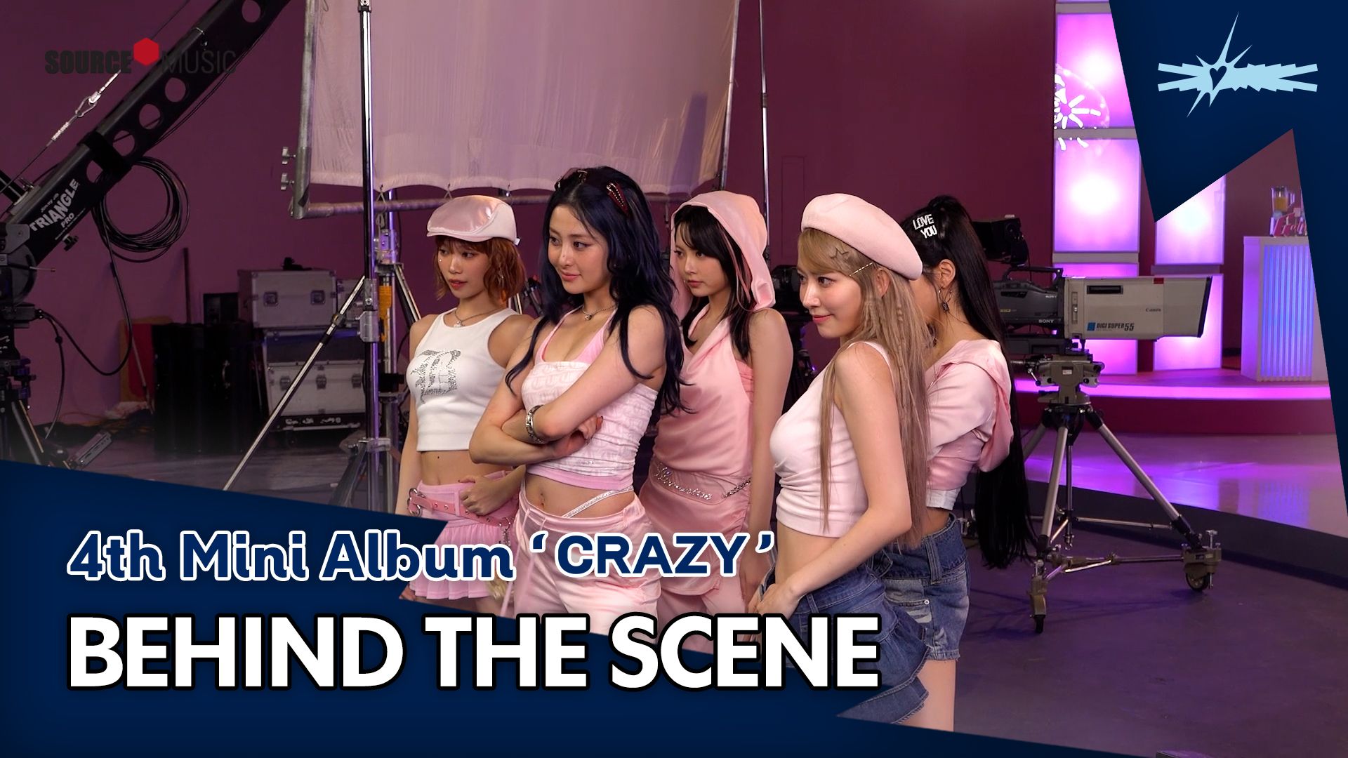 [图][BEHIND THE SCENE] LE SSERAFIM 'CRAZY (English ver.)' MV&PERFORMANCE FILM Sketch