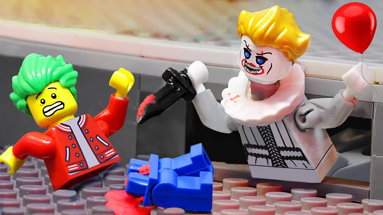 [图]【LEGO Land】乐高IT恐怖｜Pennywise在闹鬼隧道中追捕