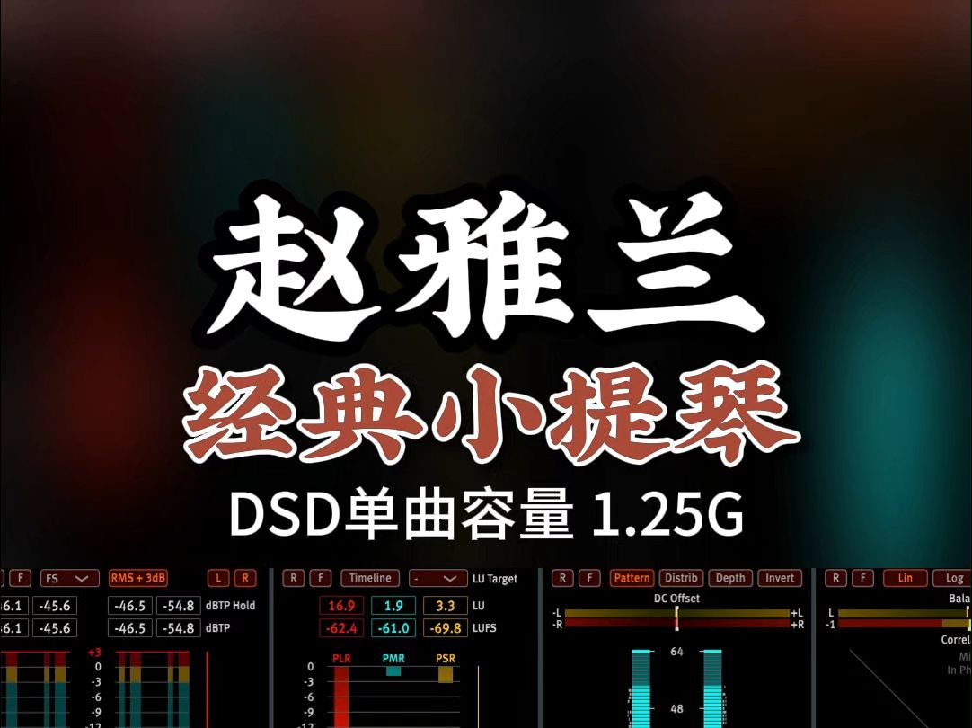 赵雅兰小提琴经典曲目,潇洒自如,浪漫优雅!DSD完整版1.25G,百万调音师专业录音棚制作,顶级hifi无损音质哔哩哔哩bilibili