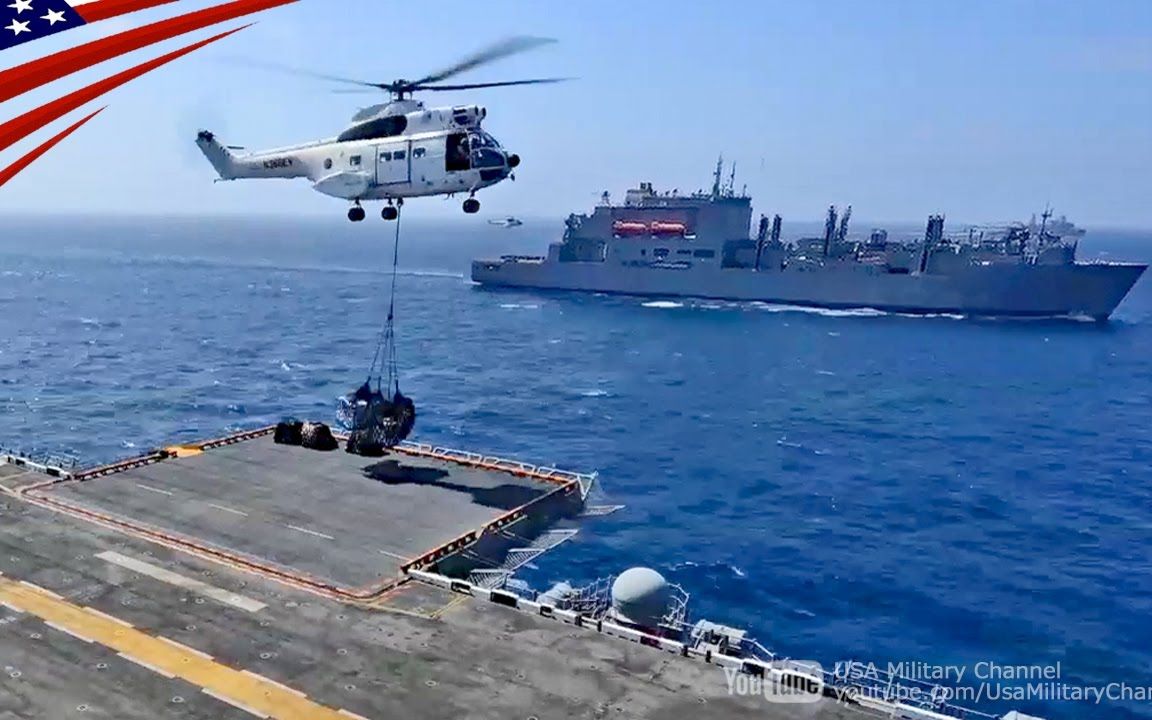 て诮⒍有卸补给舰的海上补给方法:刘易斯与克拉克级货物弹药补给舰